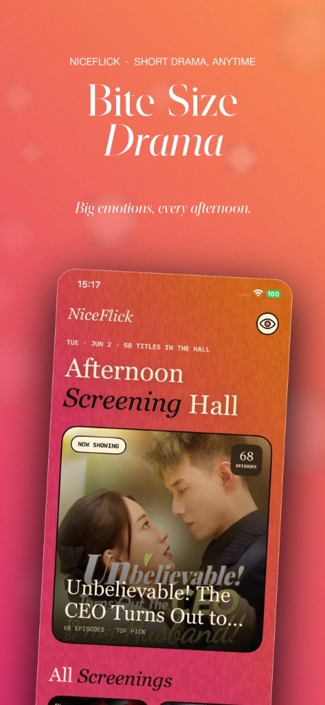 NiceFlick Afternoon Screening Hall