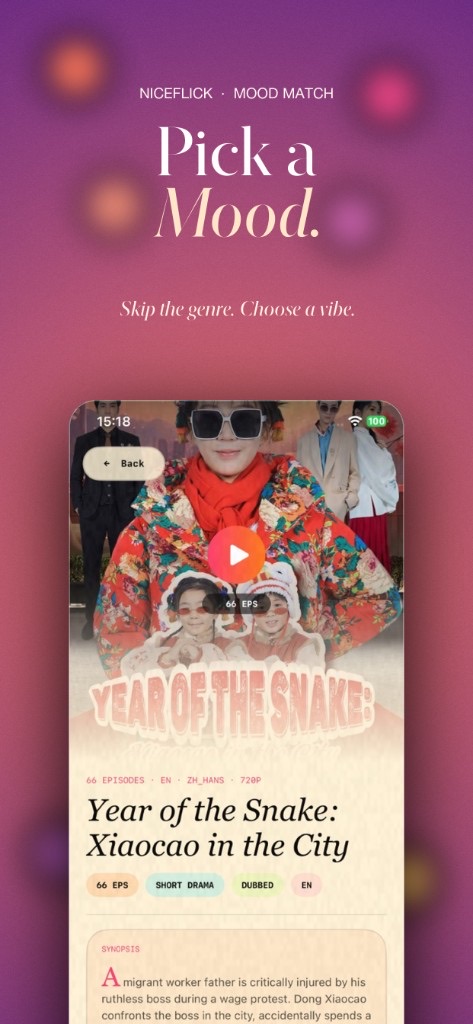 Mood Match player view